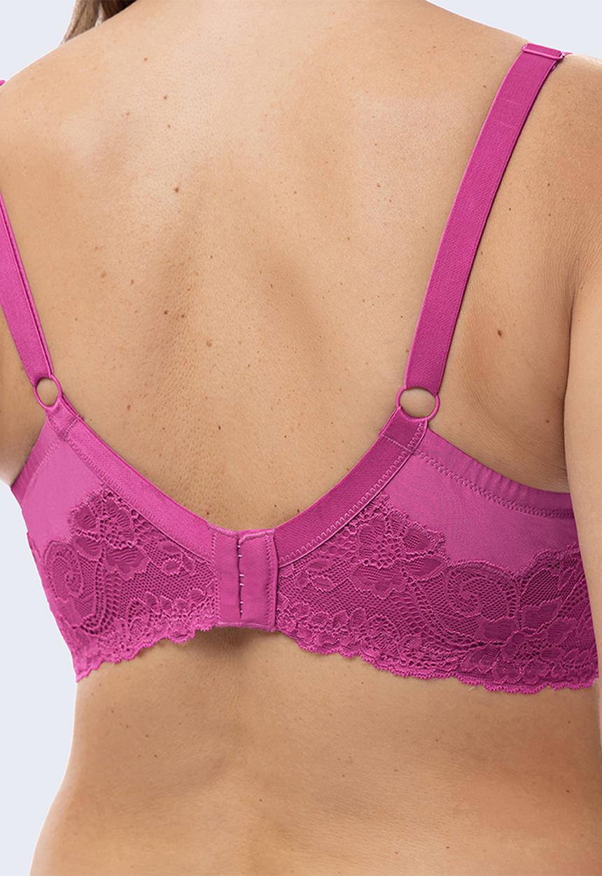 DORINA - Adele demi bra - pink