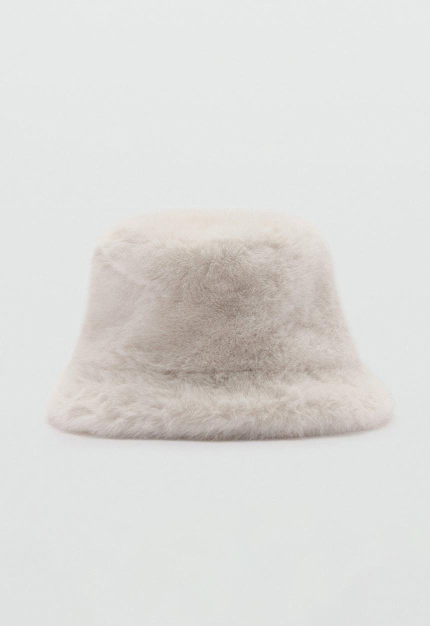MANGO - Beanie canela - medium brown