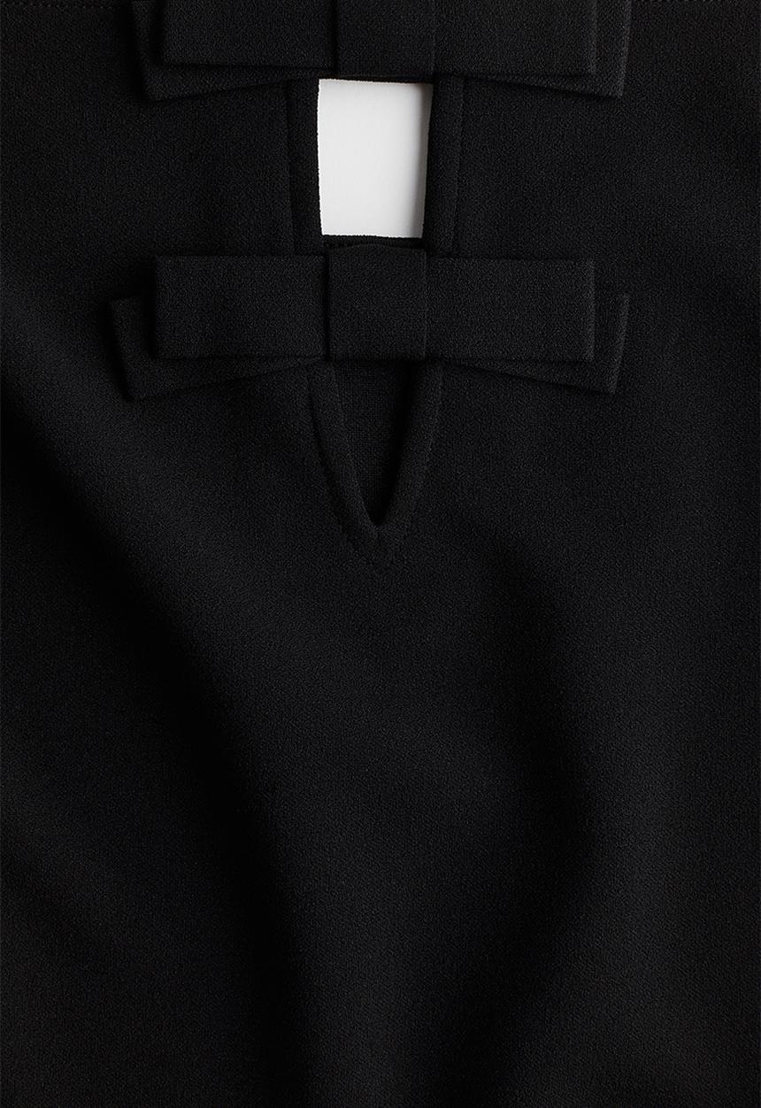 H&M - Strappy jersey top - black