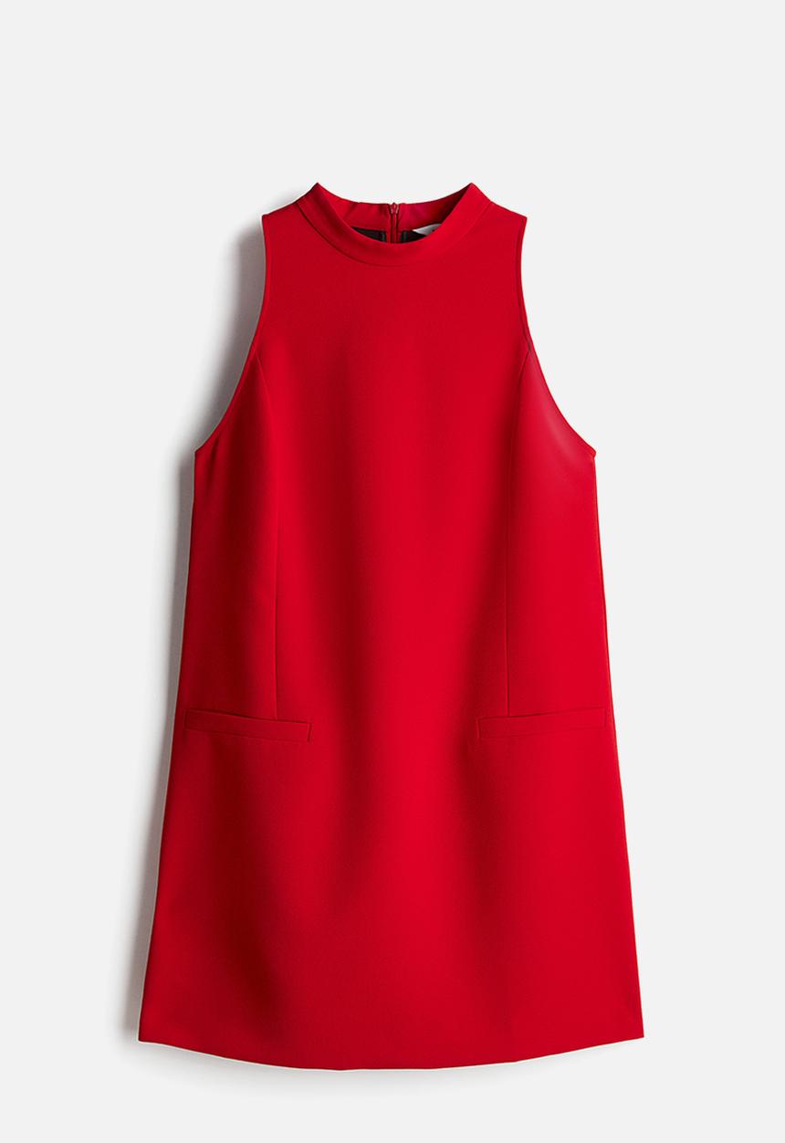 H&M - A-line mini dress - red