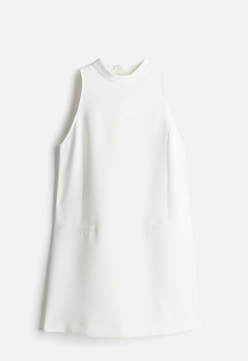 H&M - A-line mini dress - white