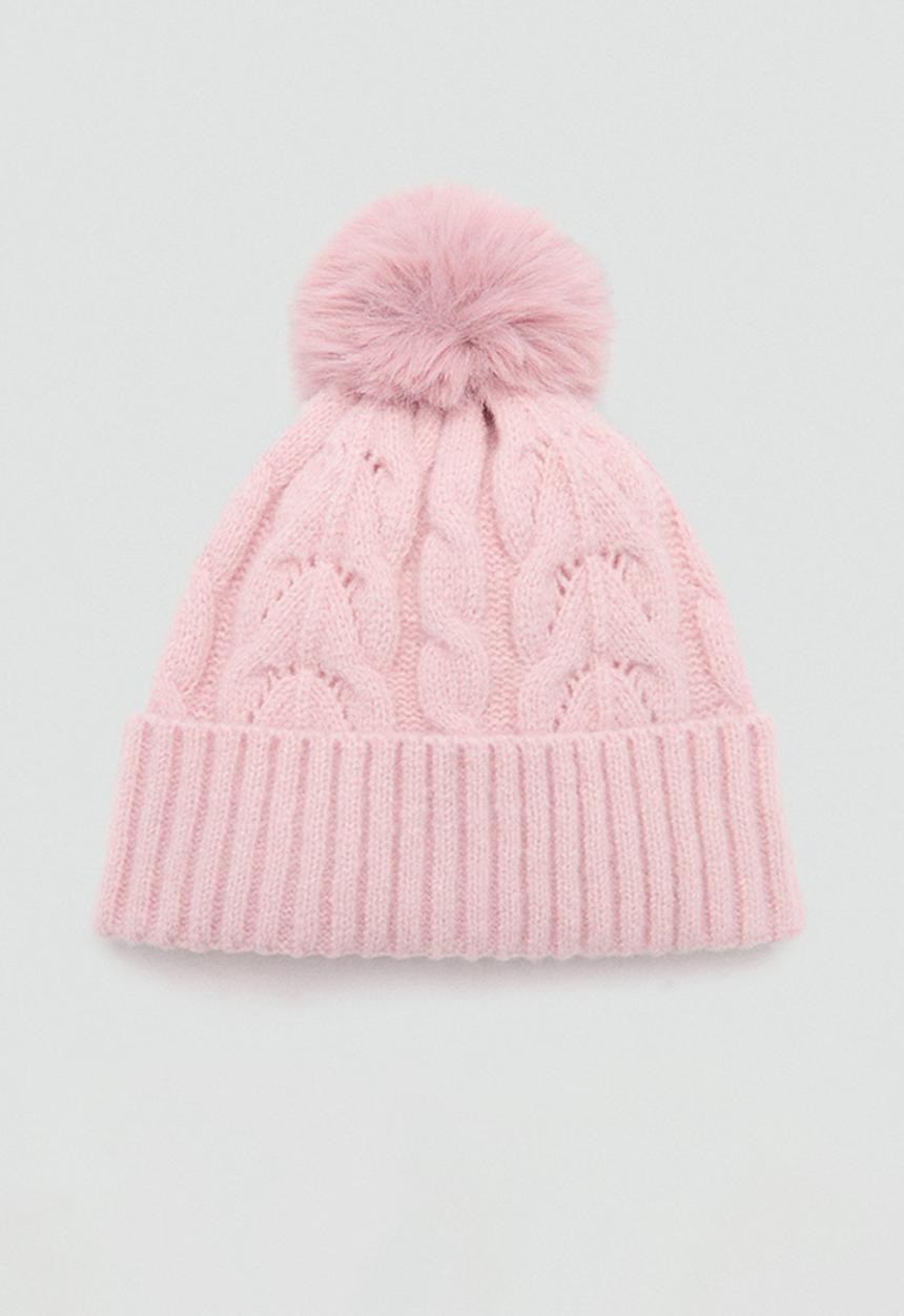 MANGO - Beanie pinky - light pastel pink