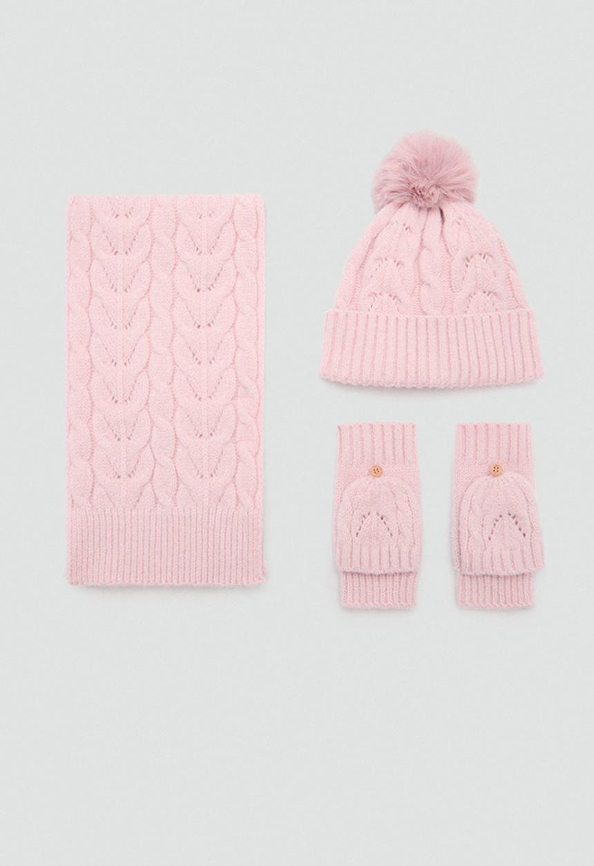 MANGO - Beanie pinky - light pastel pink