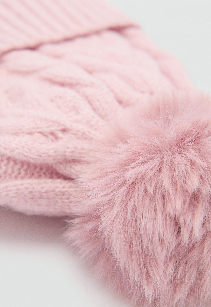 MANGO - Beanie pinky - light pastel pink