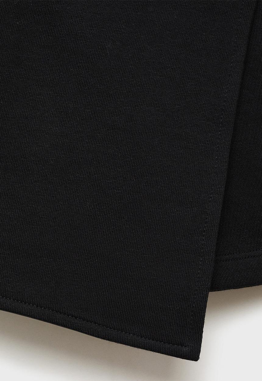 MANGO - Skirt dita - black