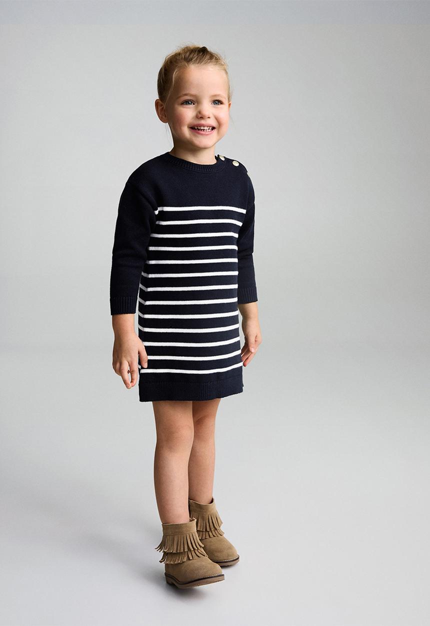 MANGO - Dress amelieb - navy