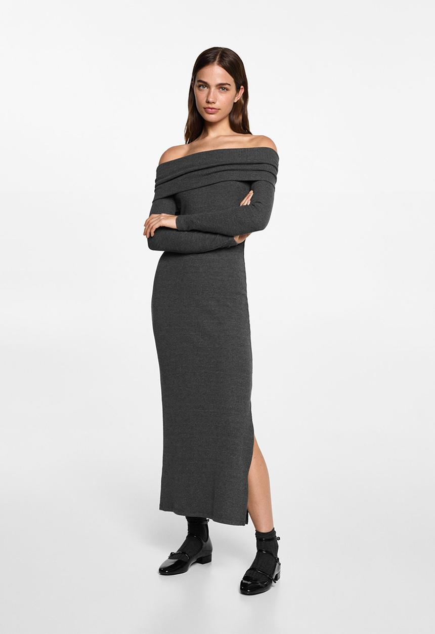 MANGO - Dress trixi - gray