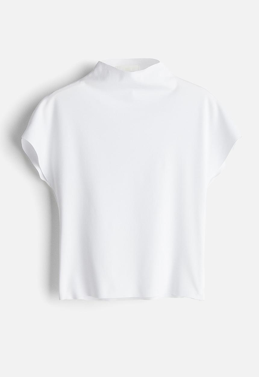 H&M - Turtleneck jersey top - white