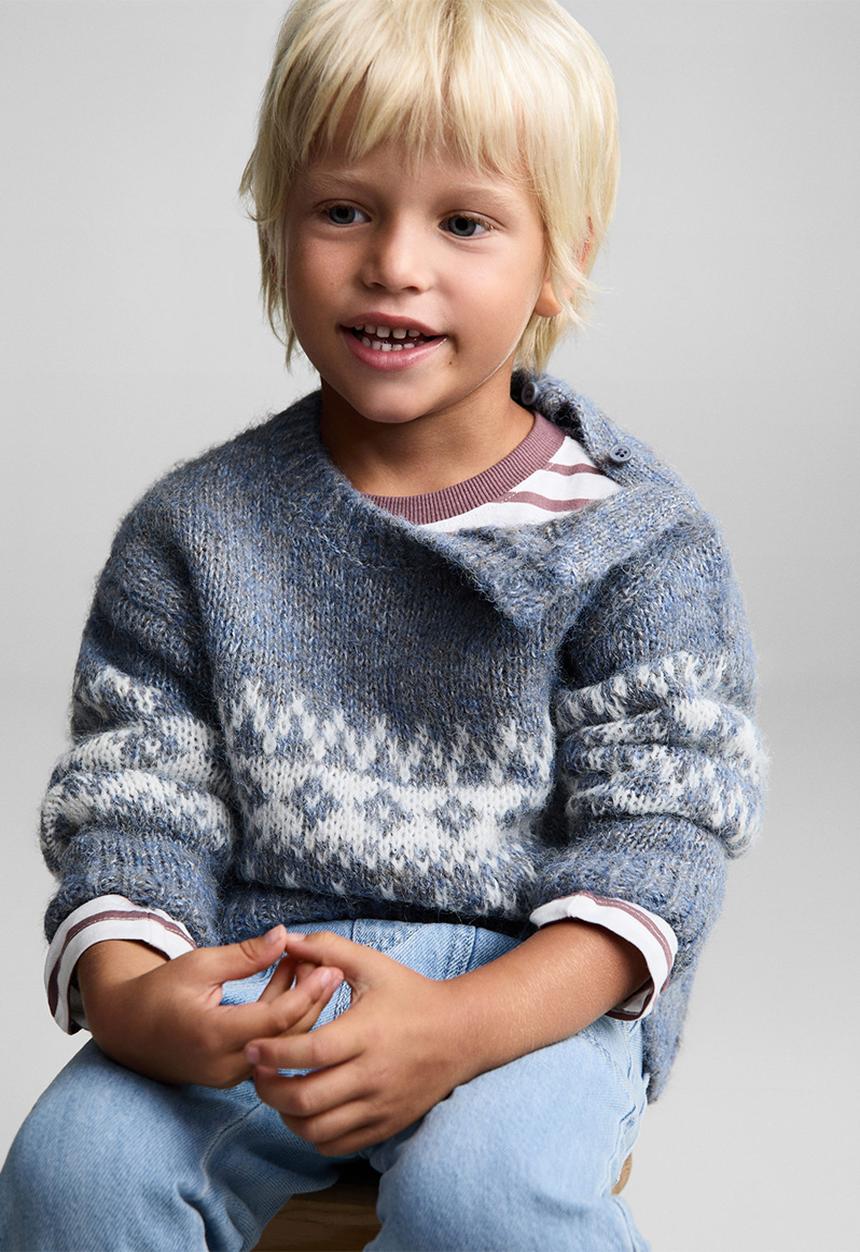 MANGO - Sweater blueb - medium blue