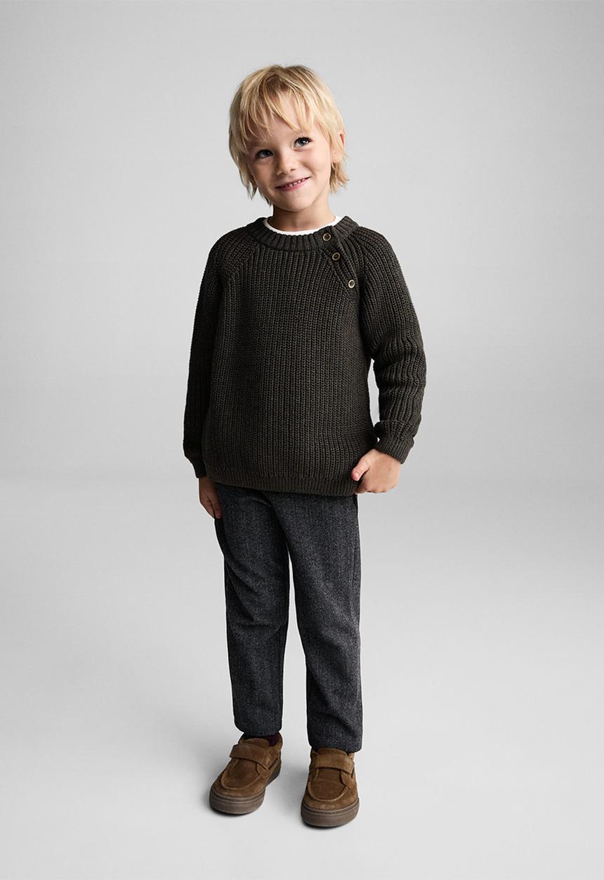 MANGO - Sweater theth - beige/khaki