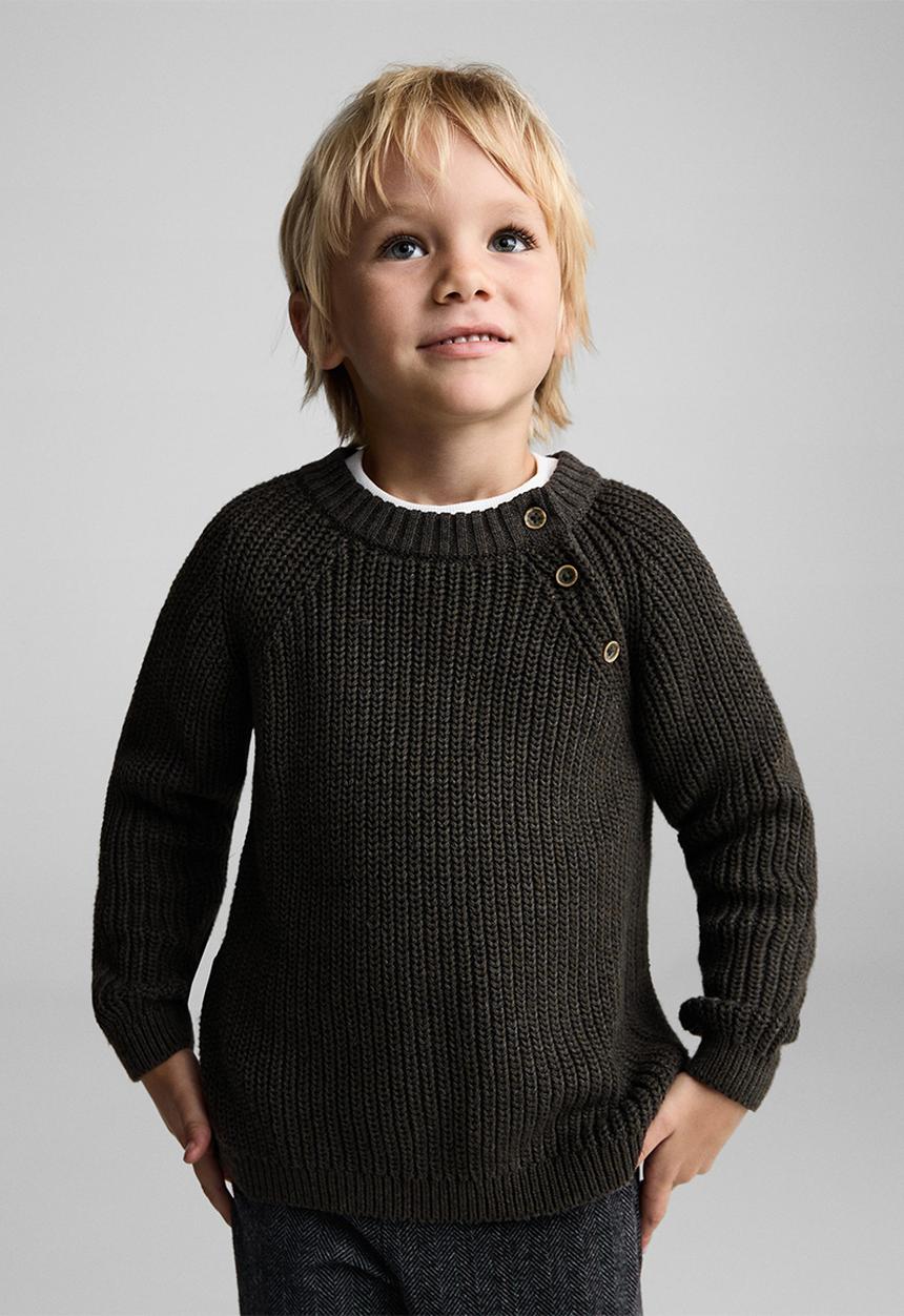 MANGO - Sweater theth - beige/khaki