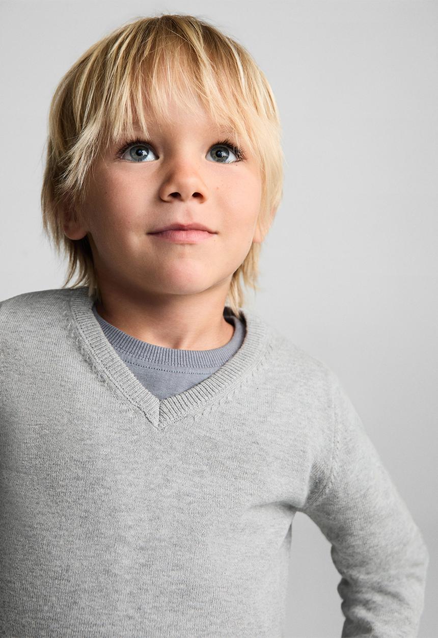 MANGO - Sweater picob7 - light/pastel gray