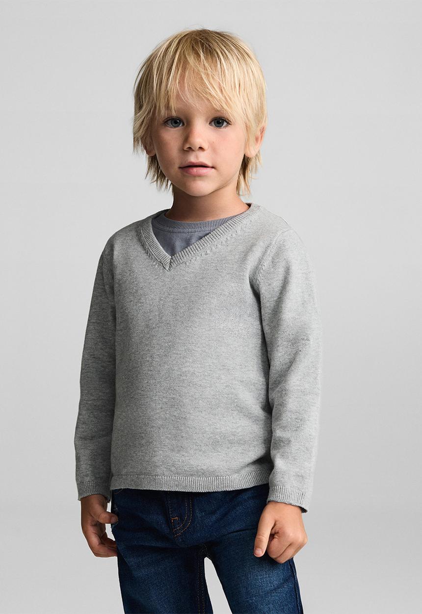 MANGO - Sweater picob7 - light/pastel gray