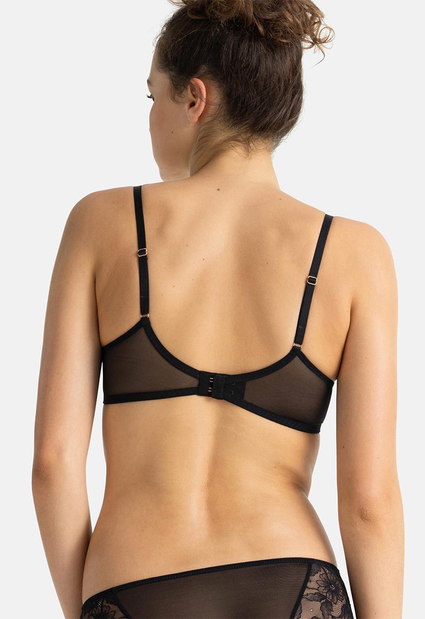 DORINA - Akira demi bra - black