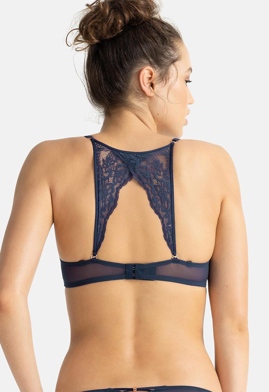 DORINA - Lilian demi bra - blue