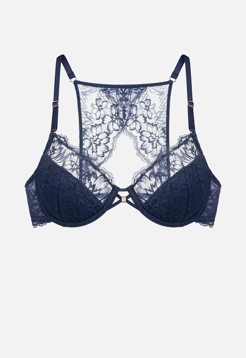 DORINA - Lilian demi bra - blue