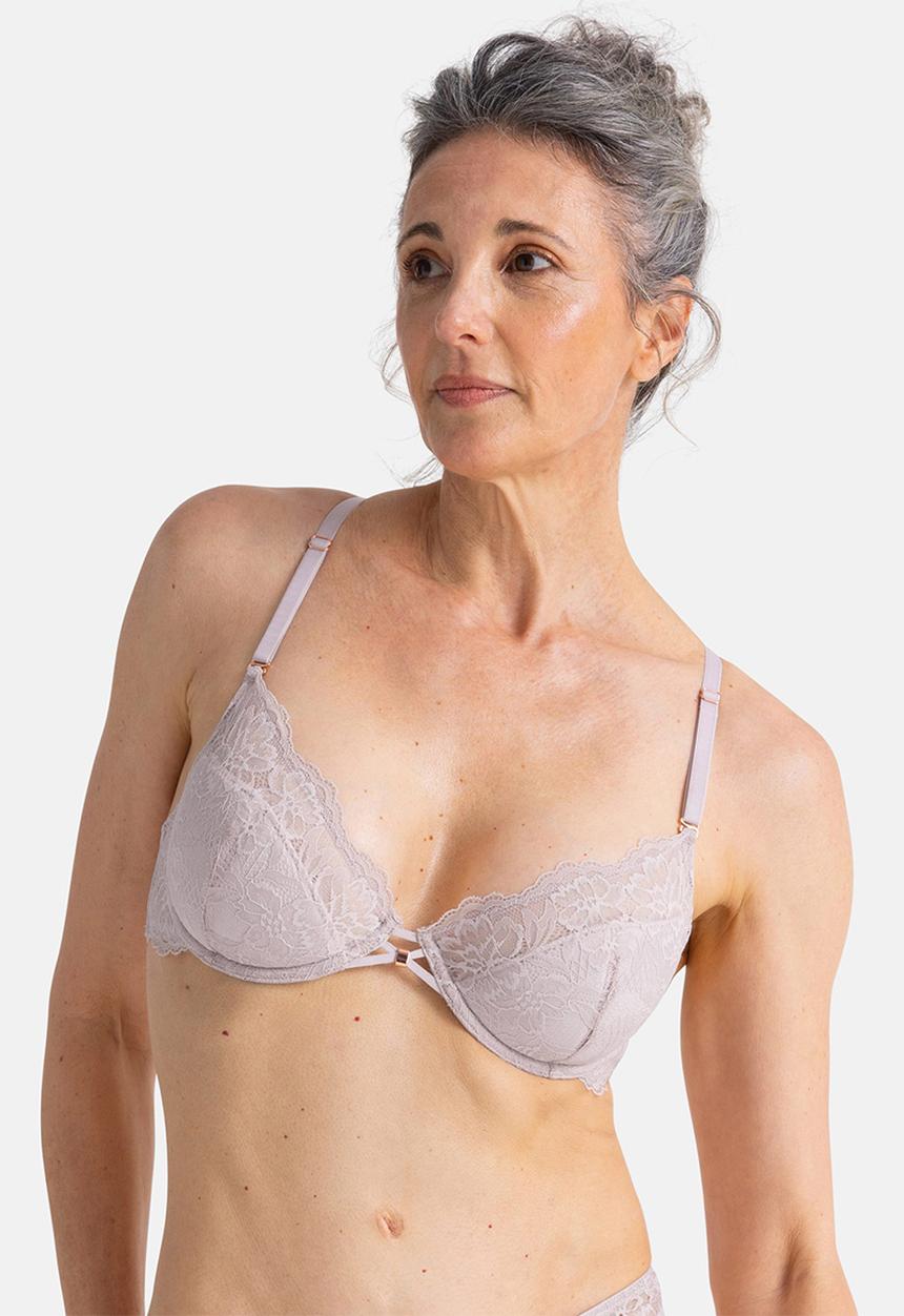DORINA - Lilian demi bra - lilac