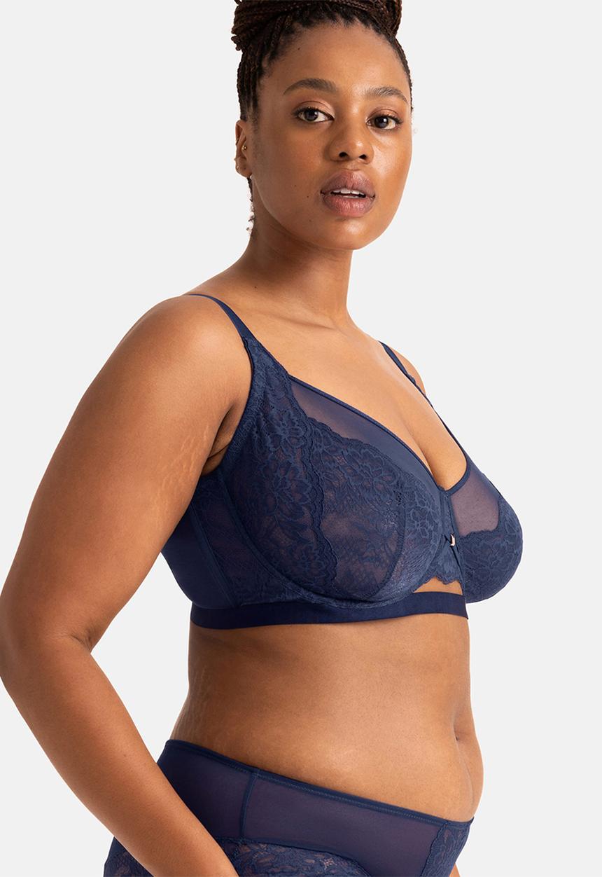 DORINA - Curvy lilian wired bra - blue