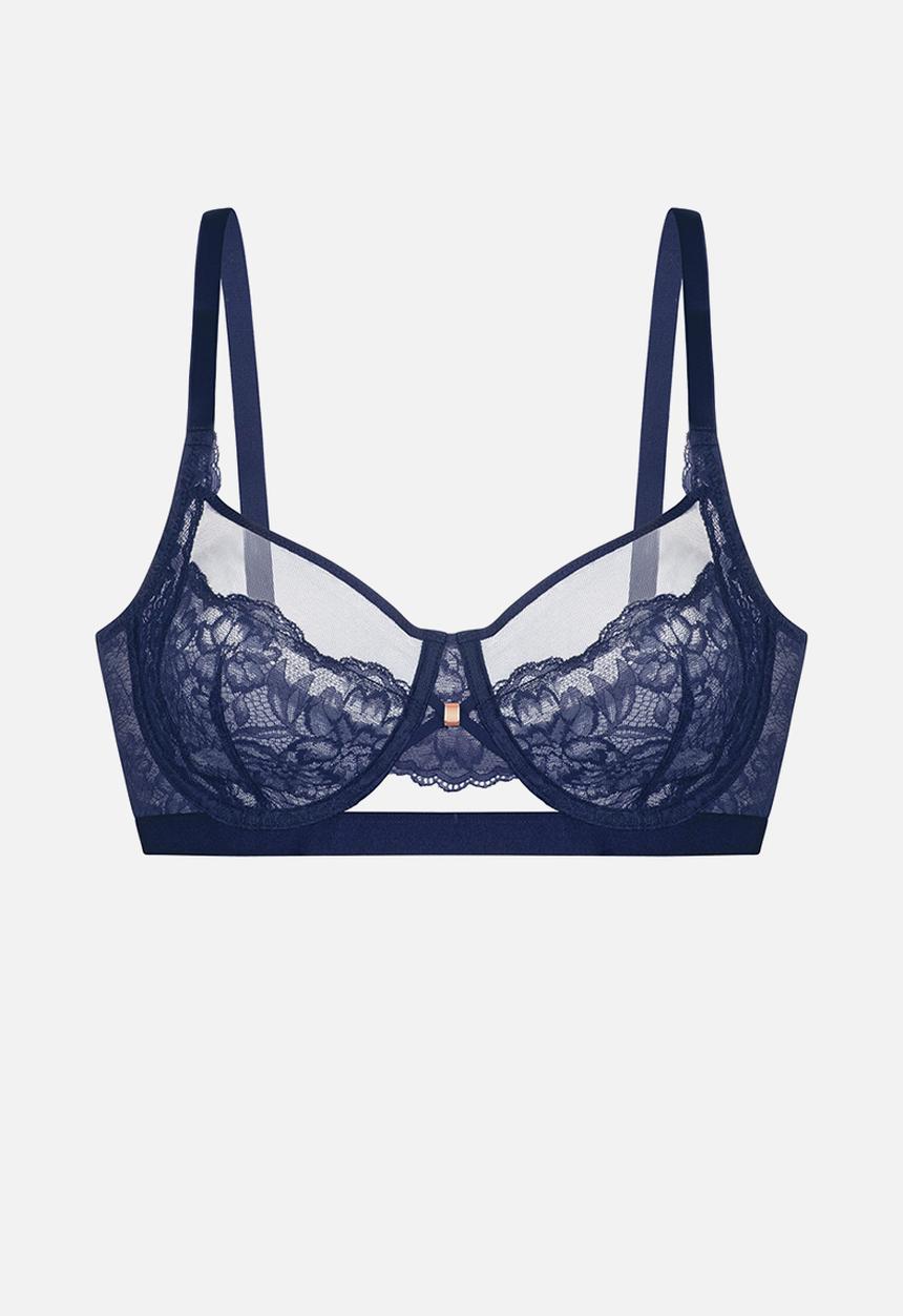 DORINA - Curvy lilian wired bra - blue