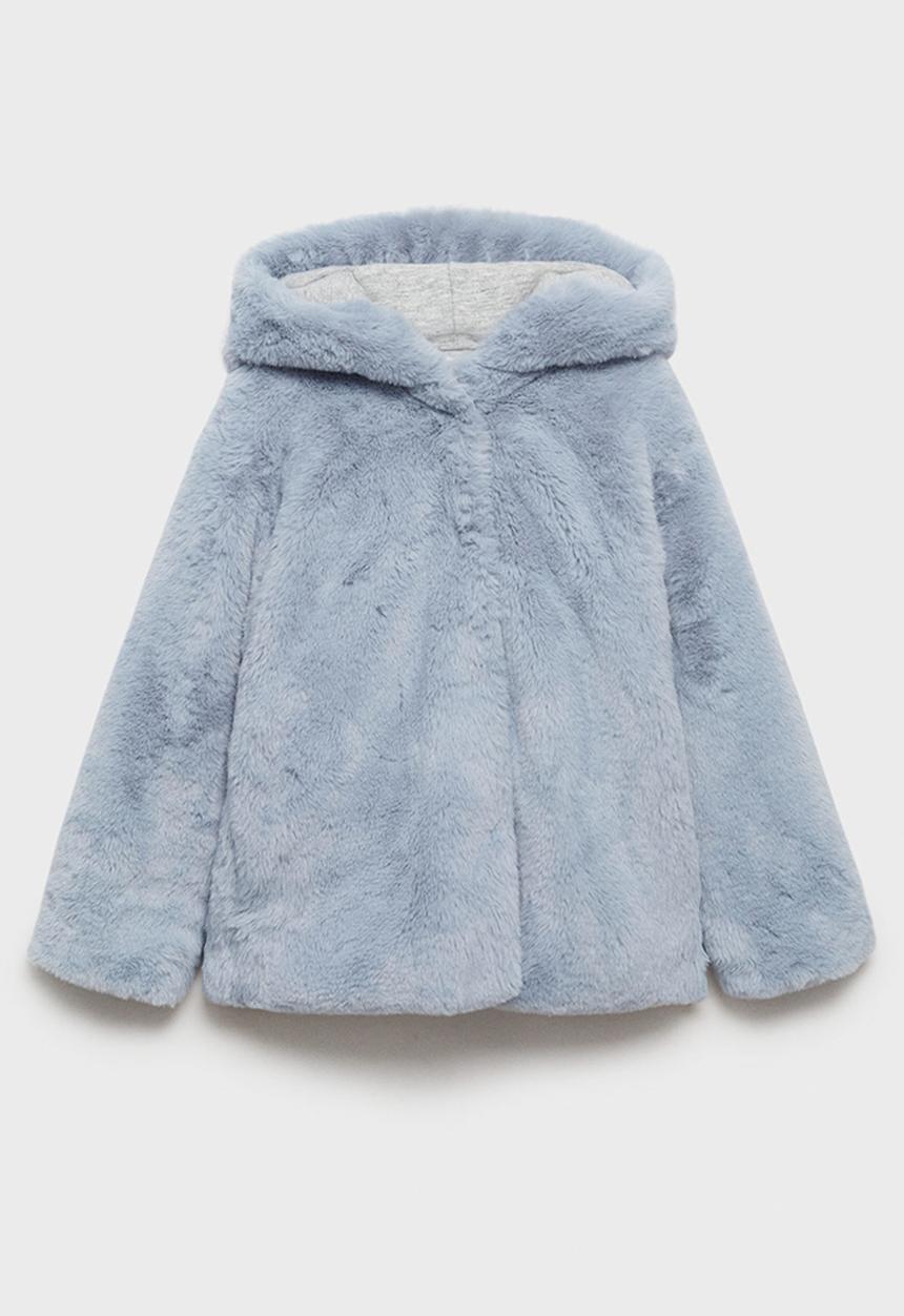 MANGO - Coat bolita7 - medium blue