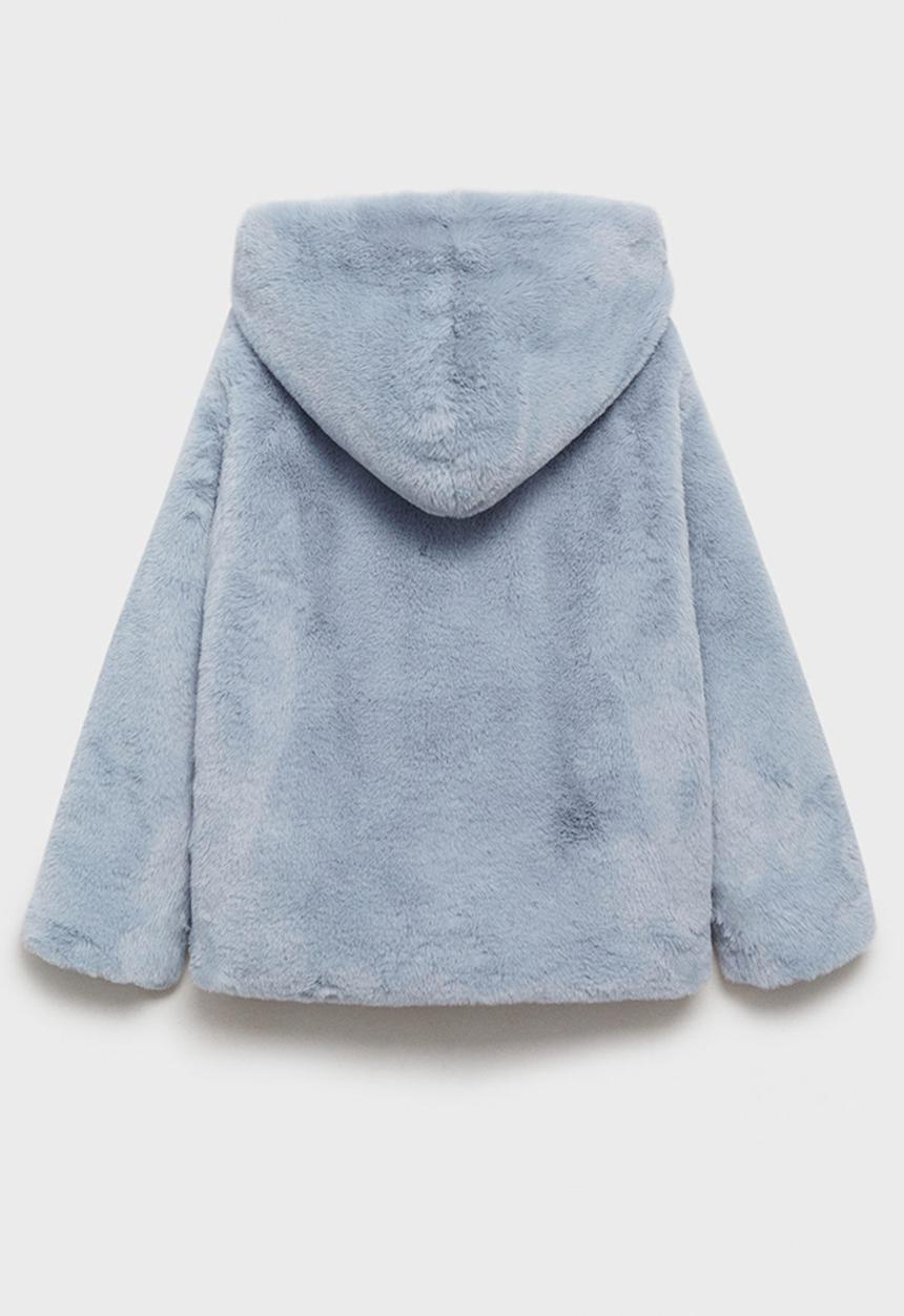 MANGO - Coat bolita7 - medium blue