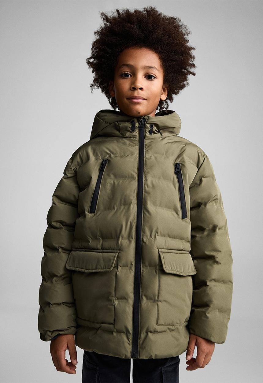 MANGO - Anorak rio - beige/khaki