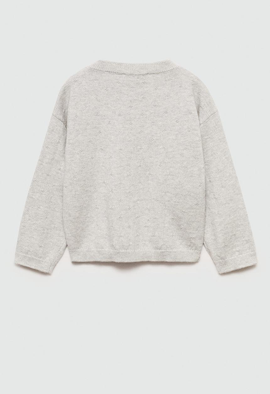 MANGO - Cardigan sally - light pastel gray