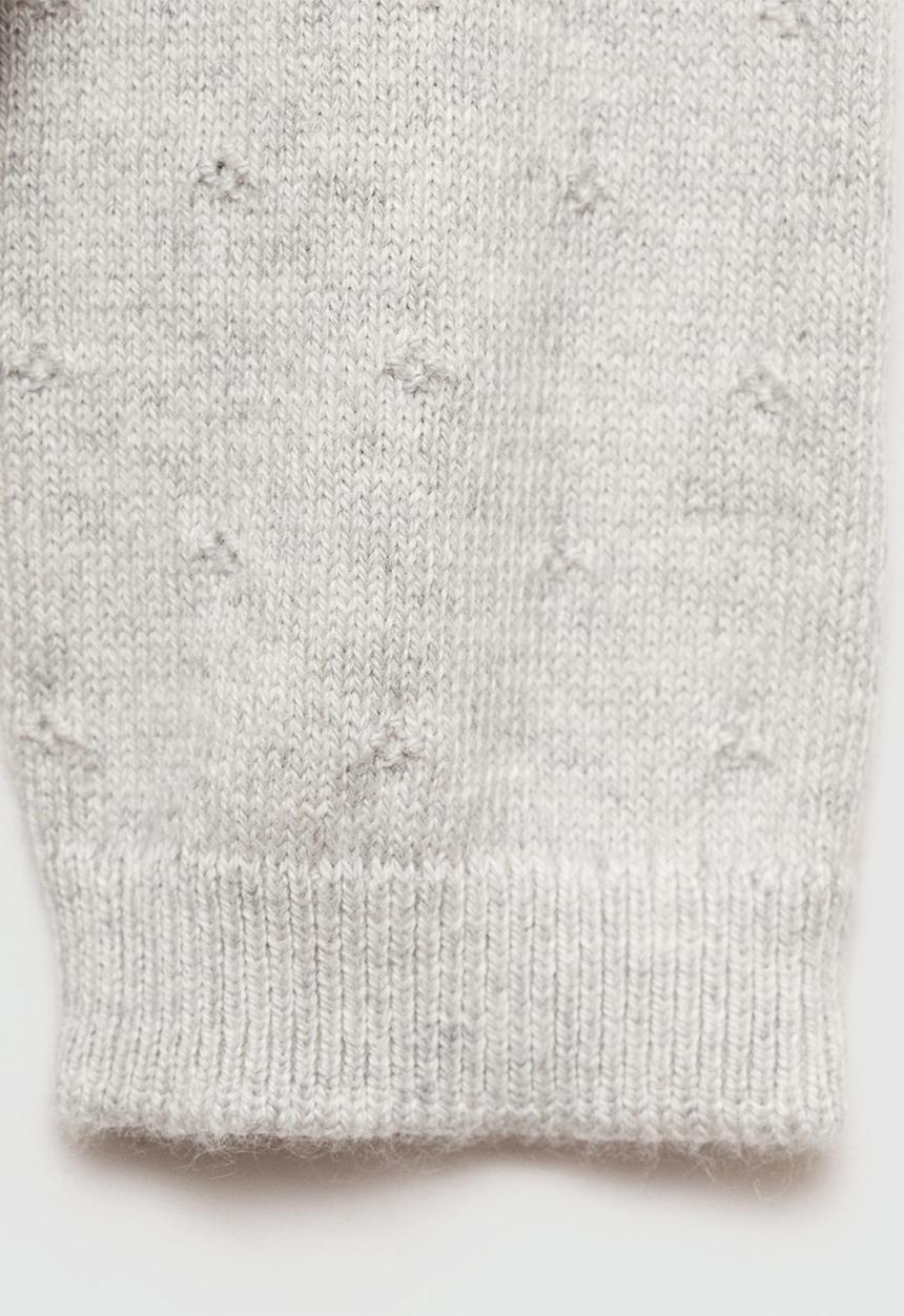 MANGO - Cardigan sally - light pastel gray
