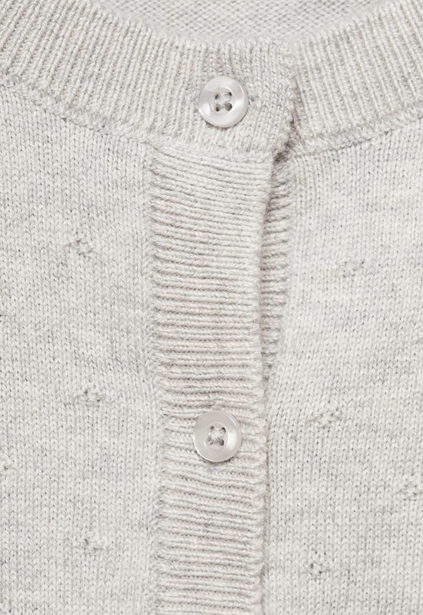 MANGO - Cardigan sally - light pastel gray