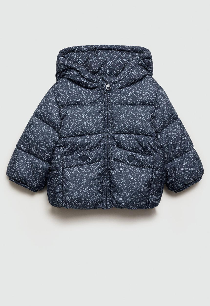 MANGO - Puffer coat june7 - medium blue