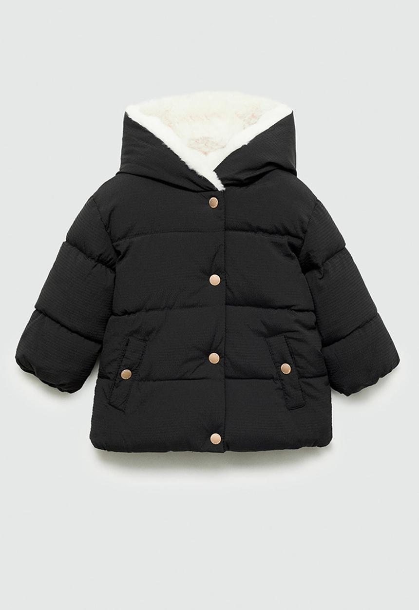 MANGO - Puffer coat sophie - black
