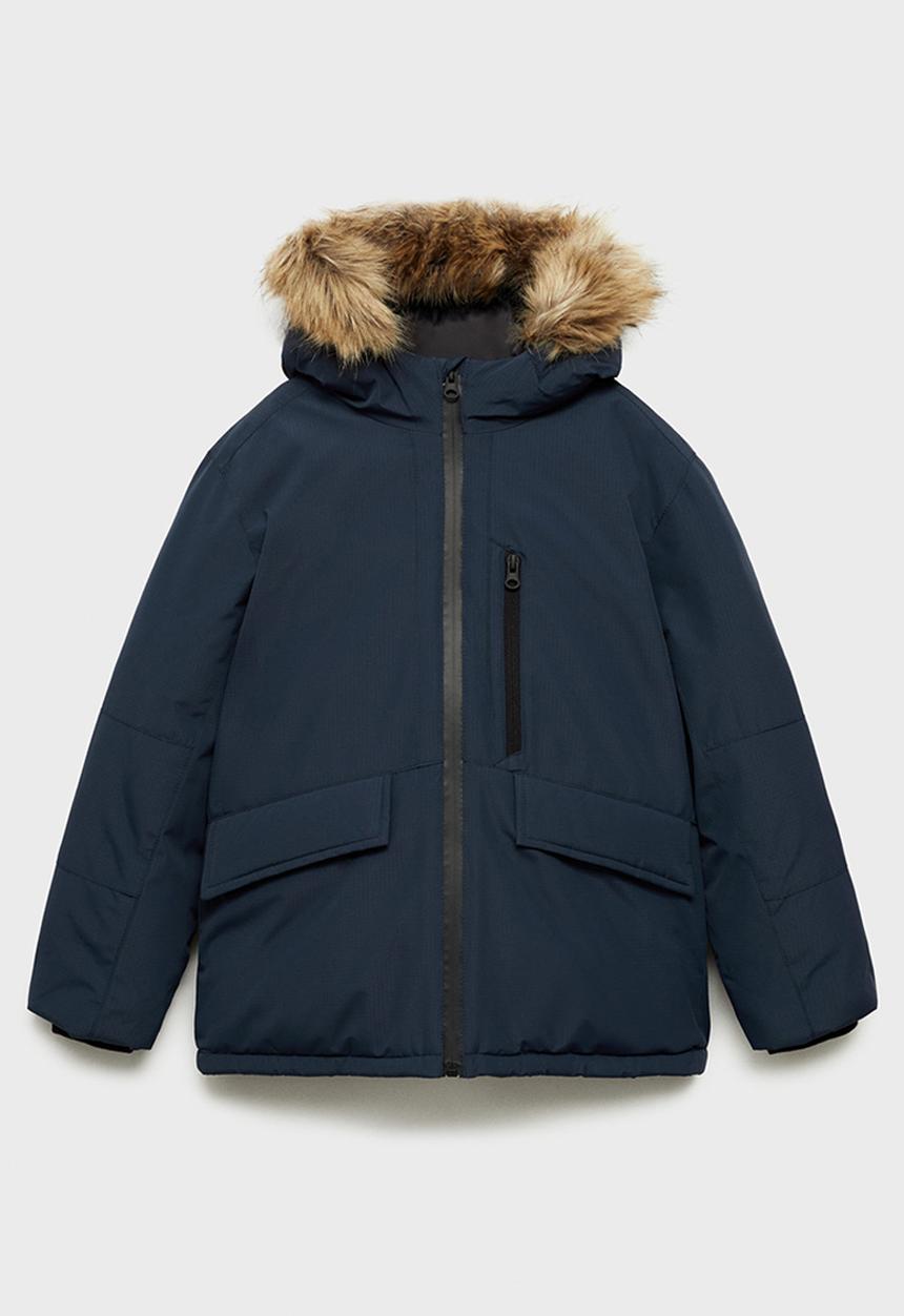 MANGO - Puffer coat ignacio - navy