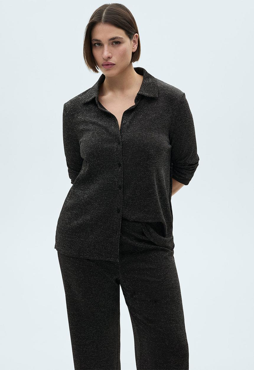 MANGO - Plus trousers xbluti - gray