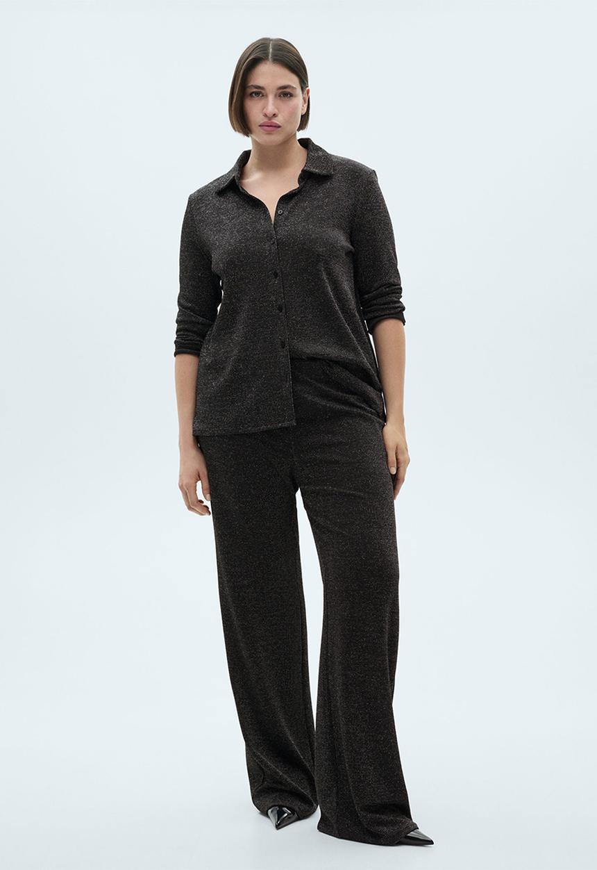 MANGO - Plus trousers xbluti - gray