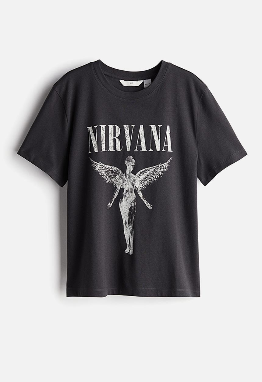 H&M - T-shirt with a motif - grey,multi