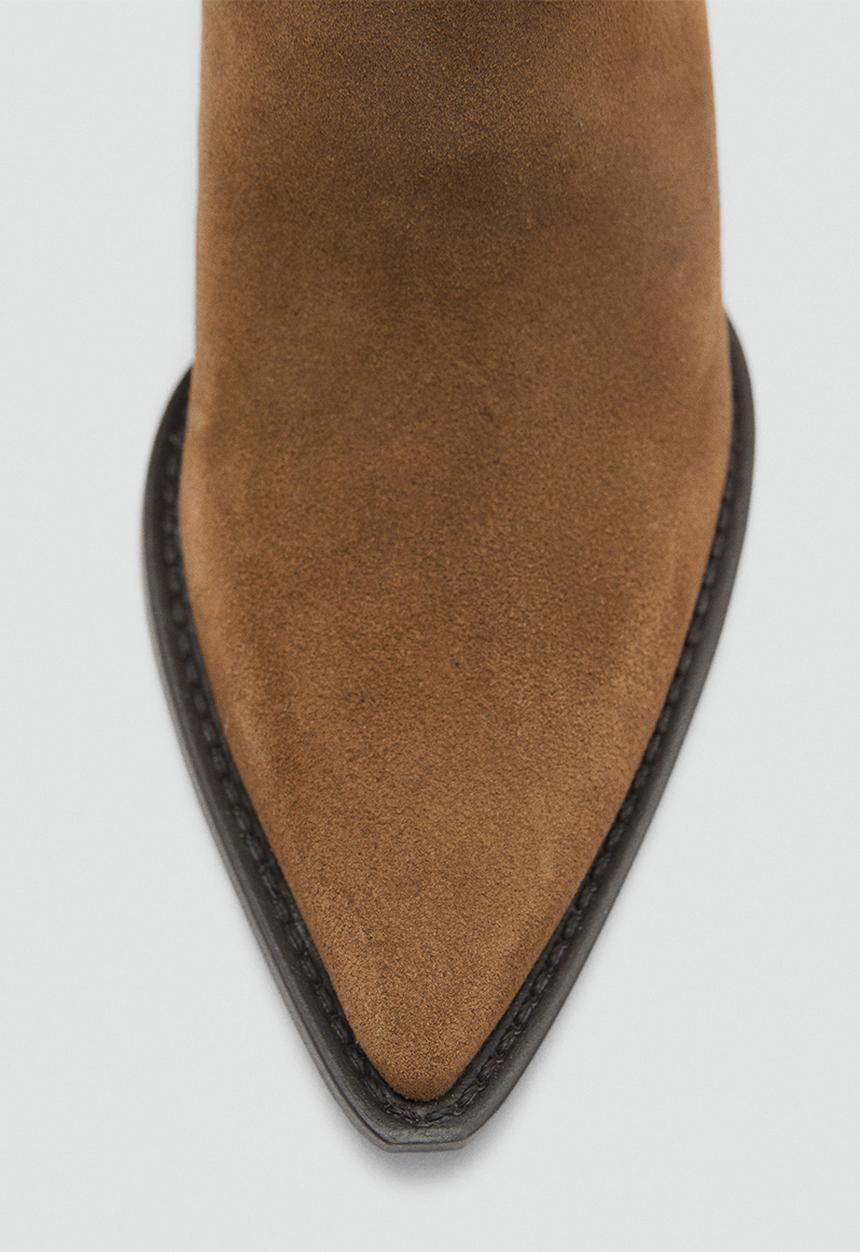 MANGO - Westy suede boot - medium brown