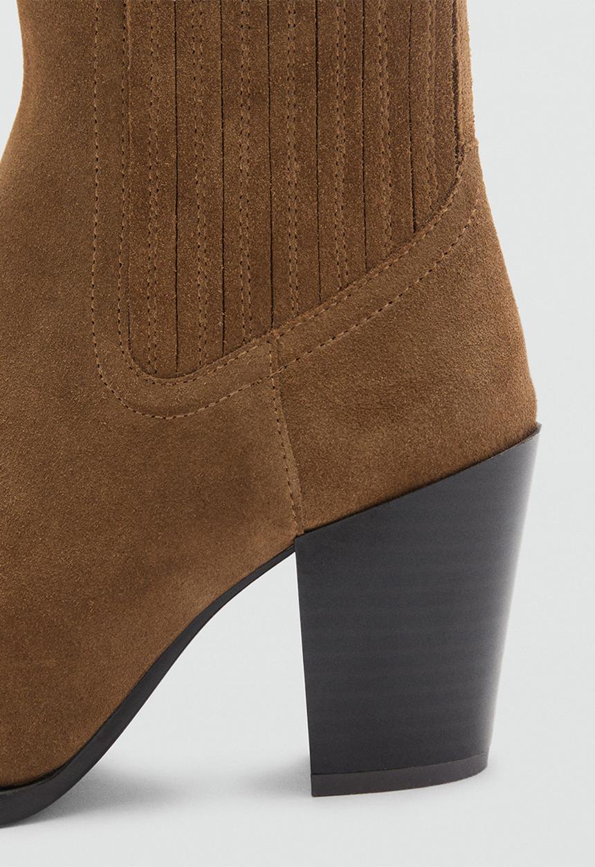 MANGO - Westy suede boot - medium brown