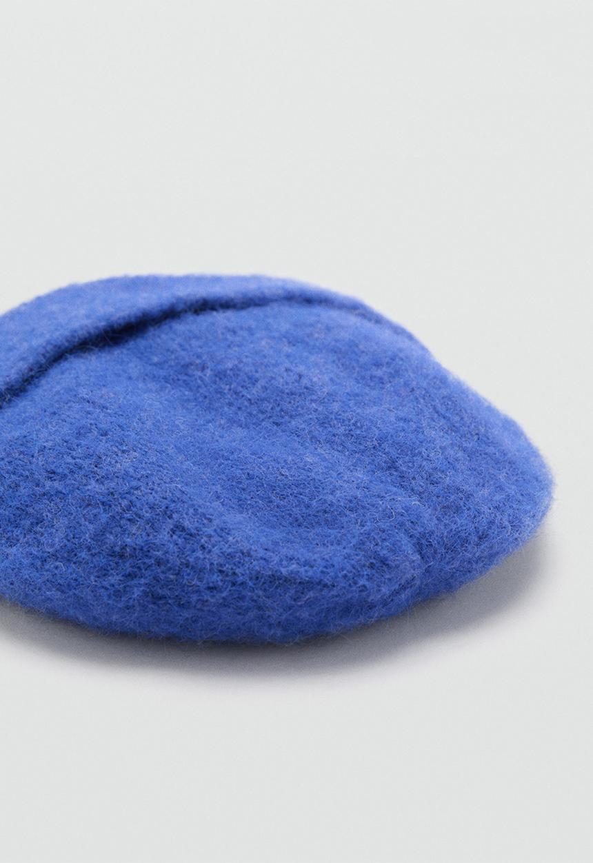 MANGO - Beanie mohi - blue