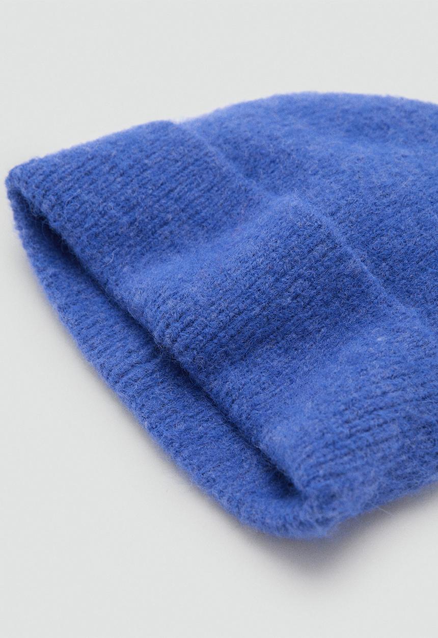 MANGO - Beanie mohi - blue