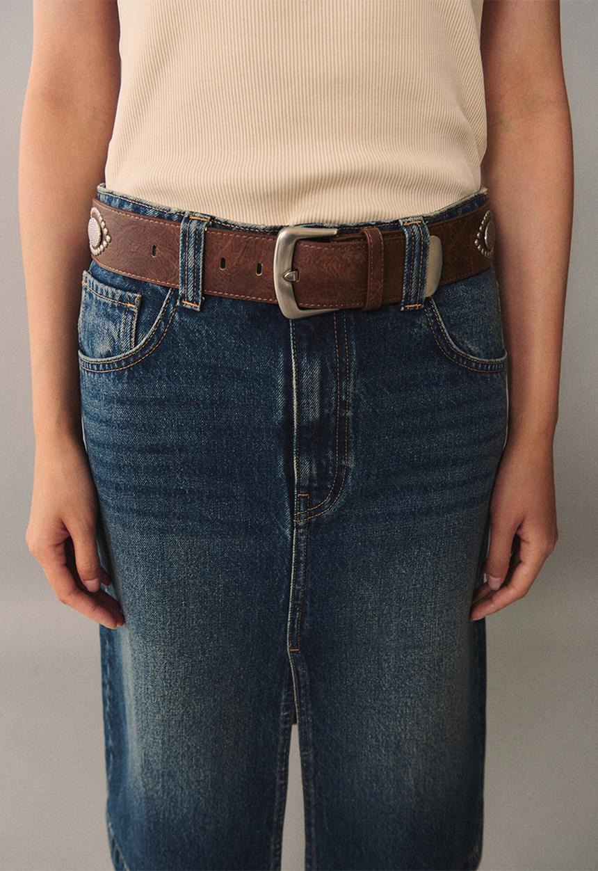MANGO - Belt ozark - brown