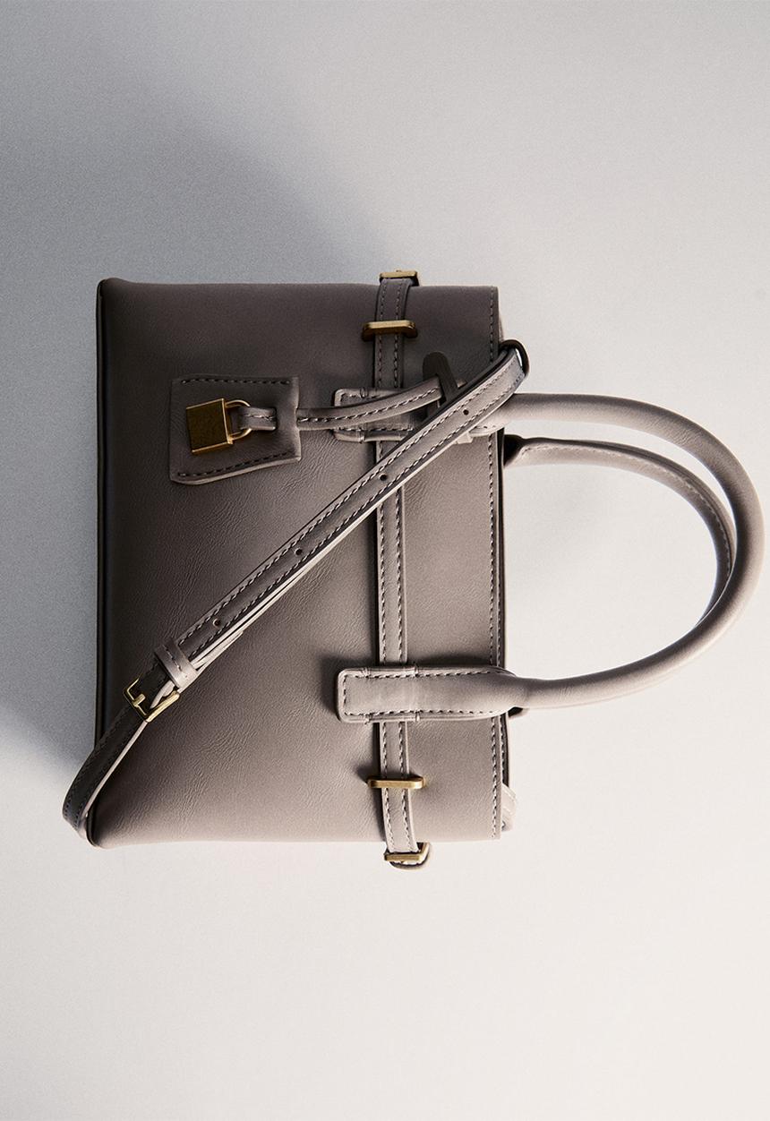 MANGO - Crossbody bag harvey - grey