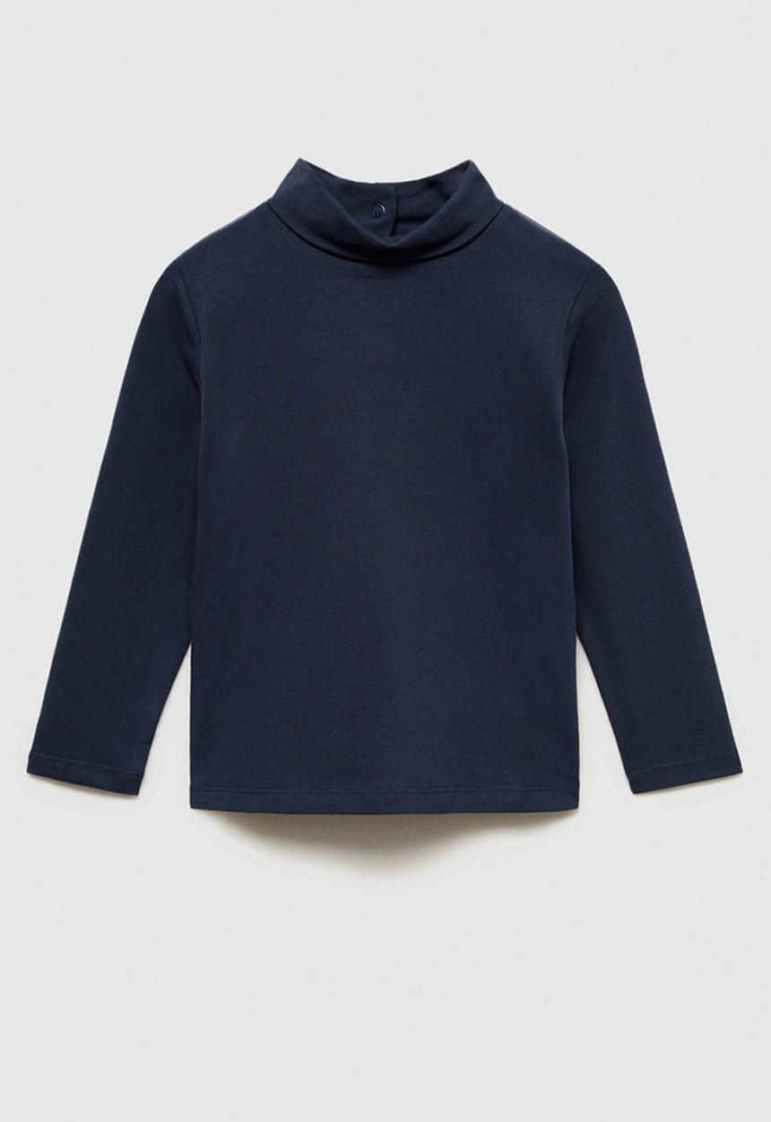 MANGO - T-shirt turbob - navy