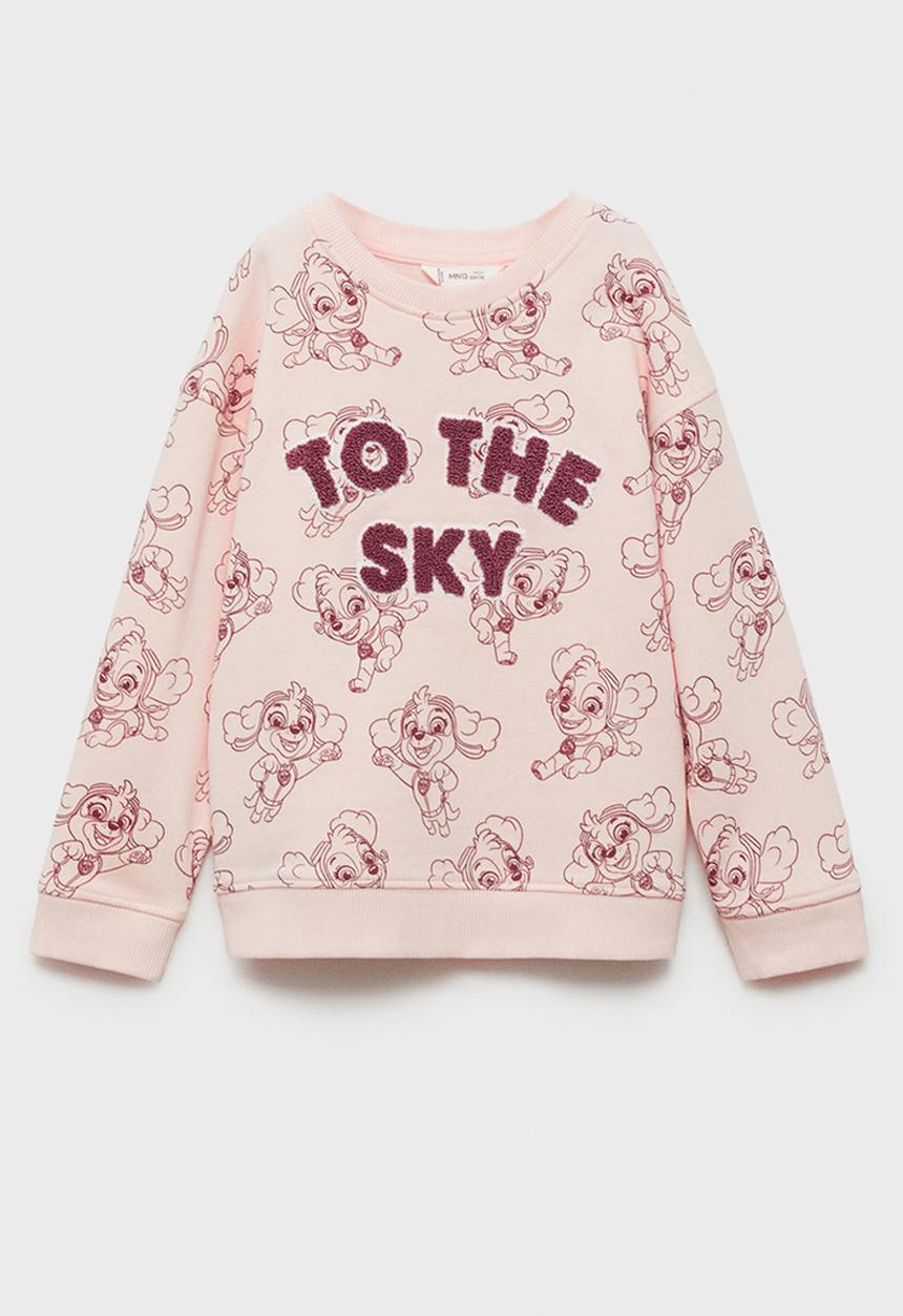 MANGO - Sweatshirt pawsky - pink