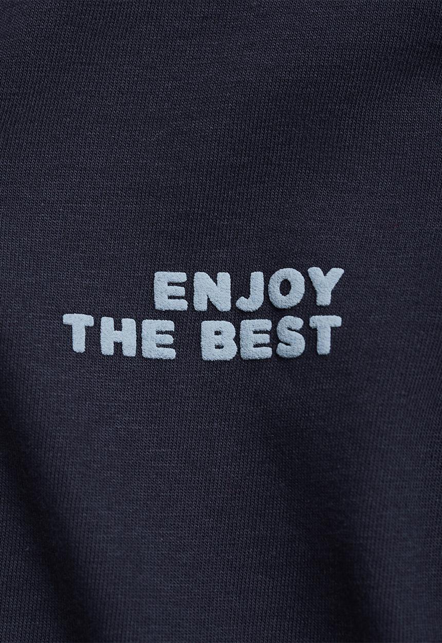 MANGO - T-shirt skibear - navy