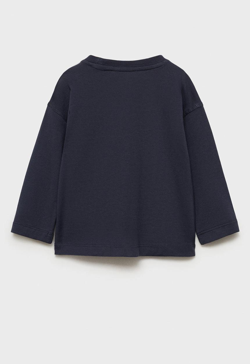 MANGO - T-shirt skibear - navy