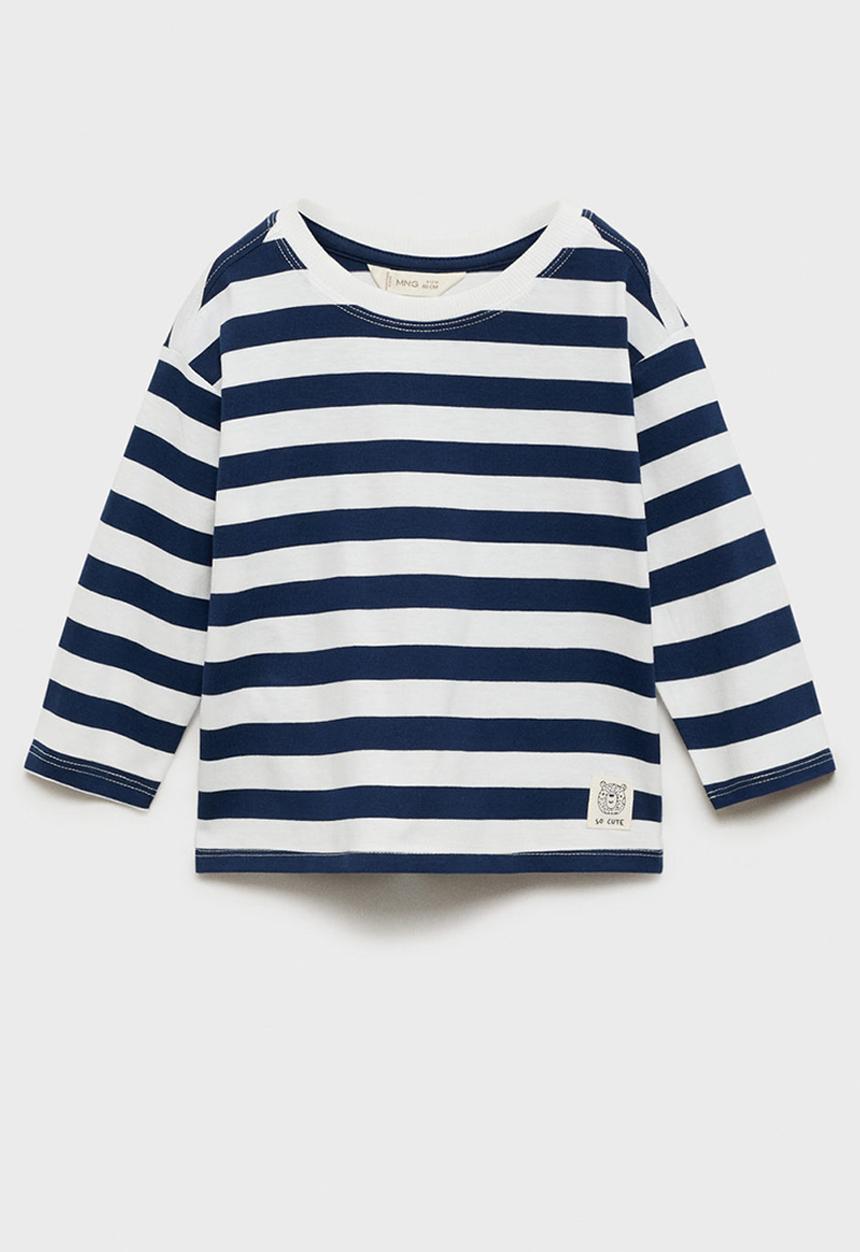 MANGO - T-shirt luckyb - navy