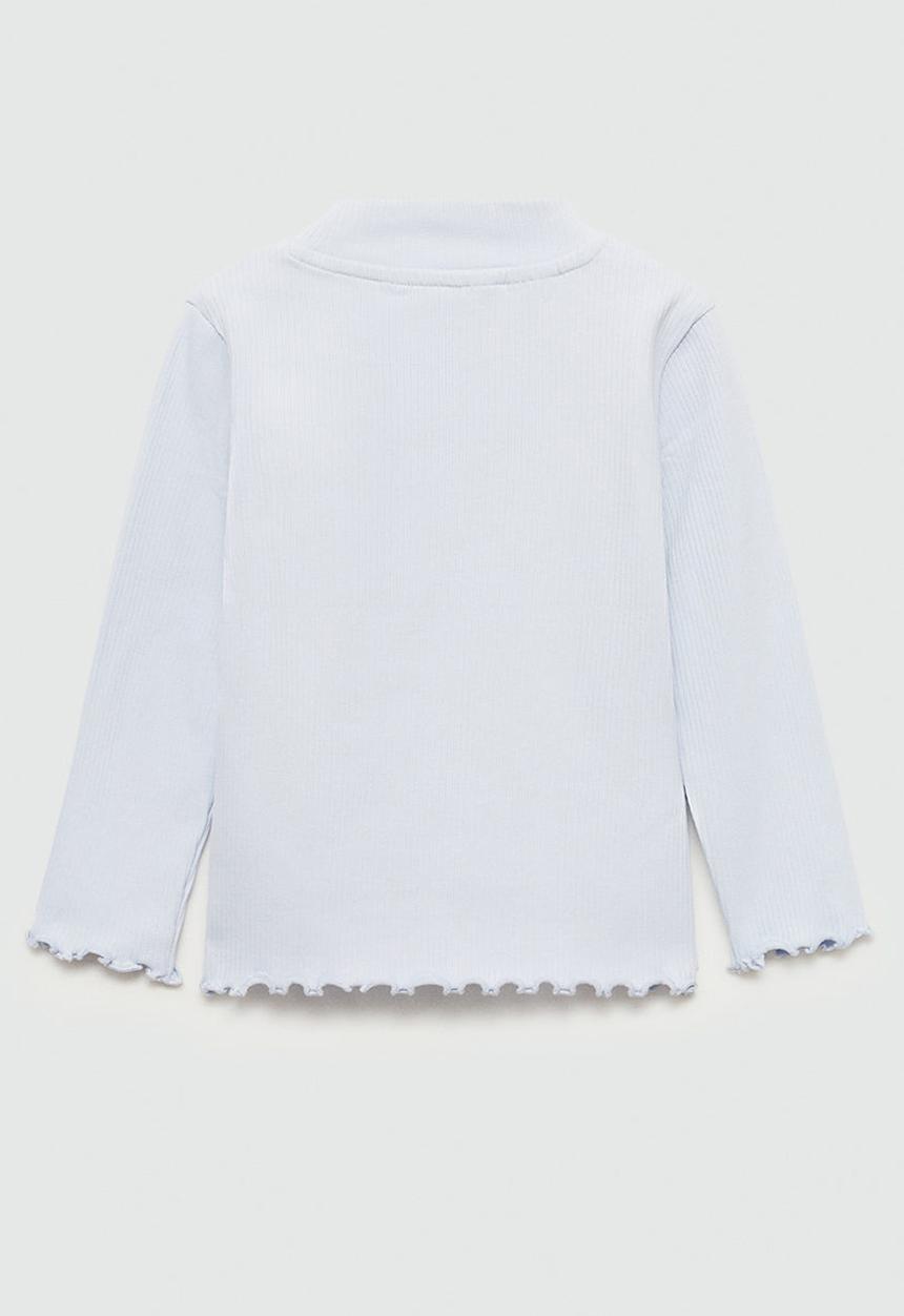 MANGO - T-shirt turbob - light pastel blue
