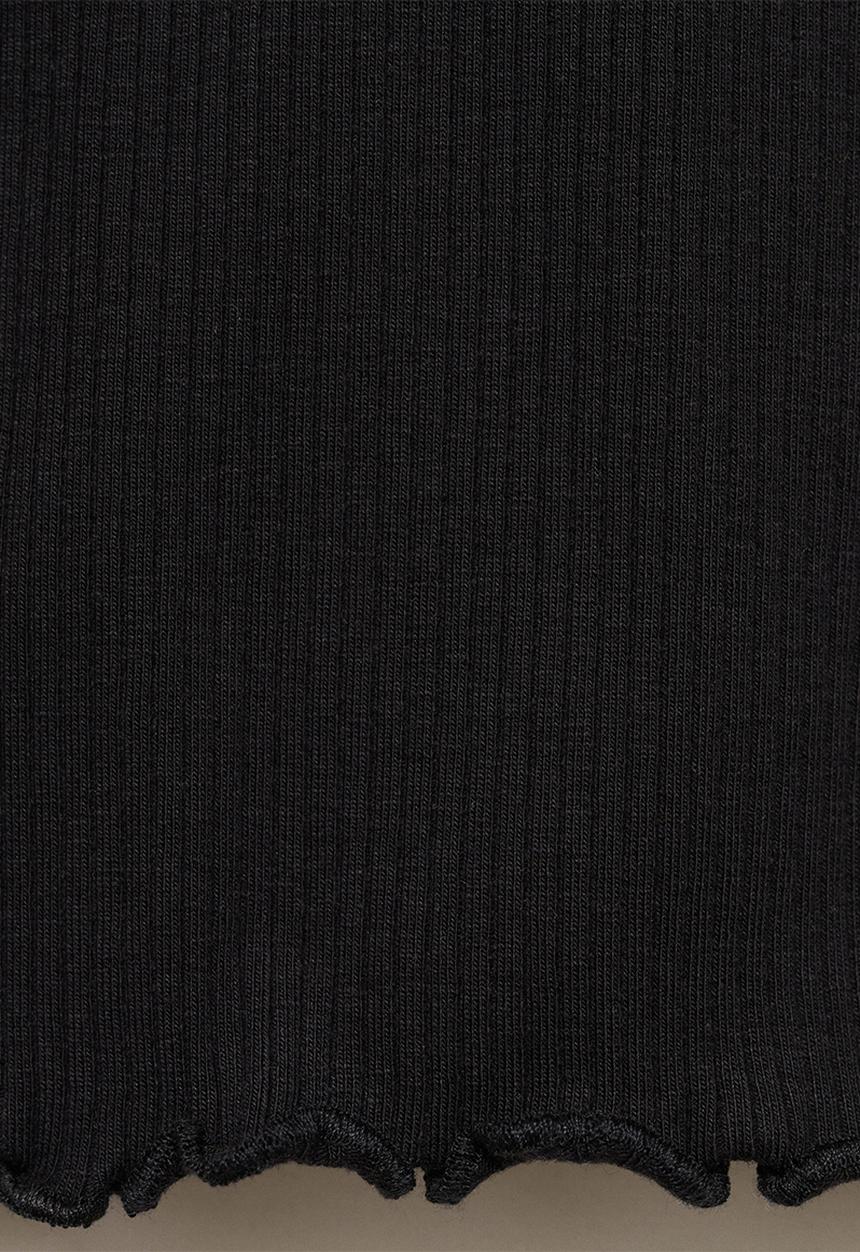 MANGO - T-shirt turbob - black