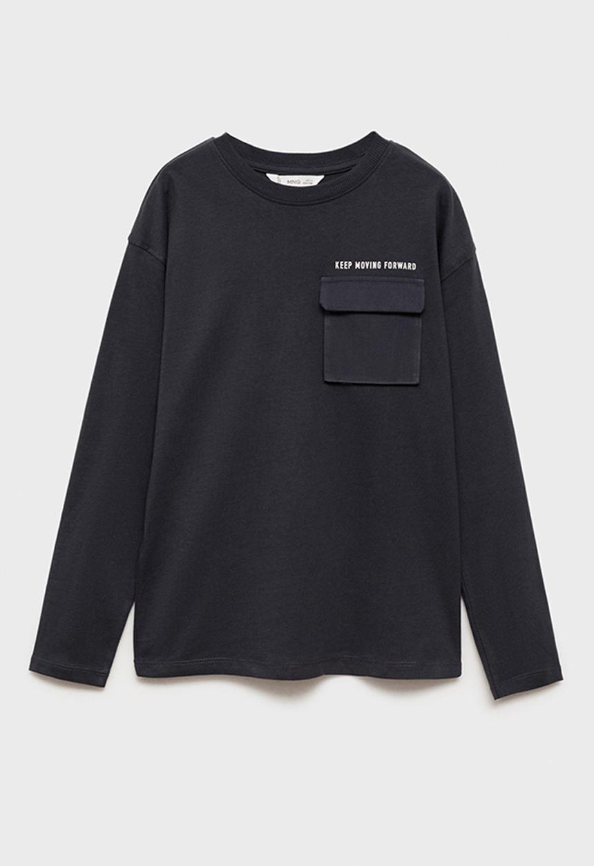 MANGO - T-shirt forward - black