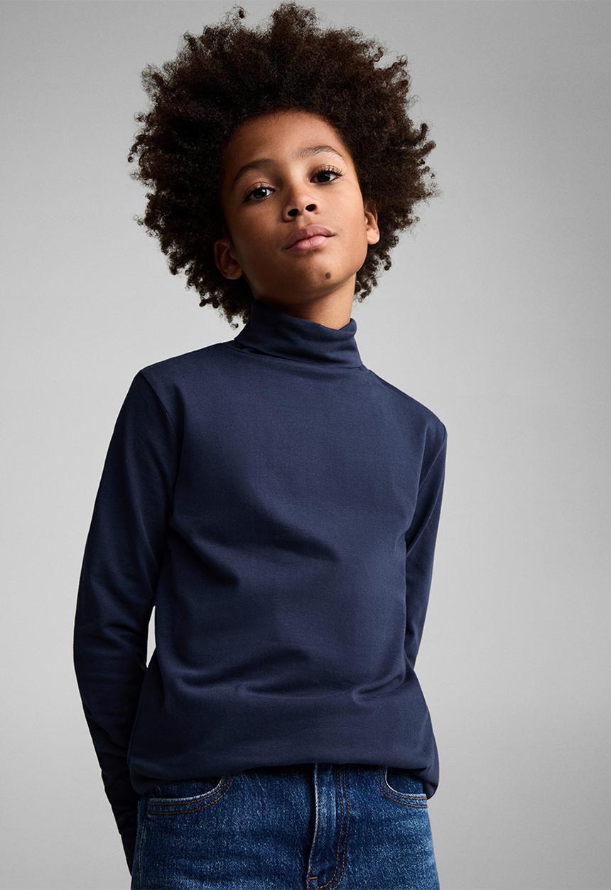 MANGO - T-shirt turbo7 - navy